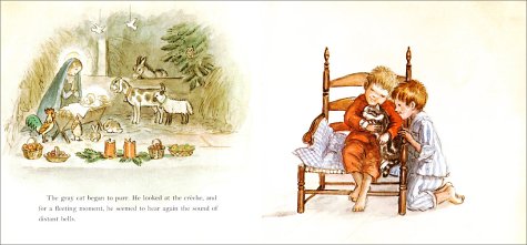 <i>The Christmas Cat</i> by Efner Tudor Holmes, illustr. by Tasha Tudor
