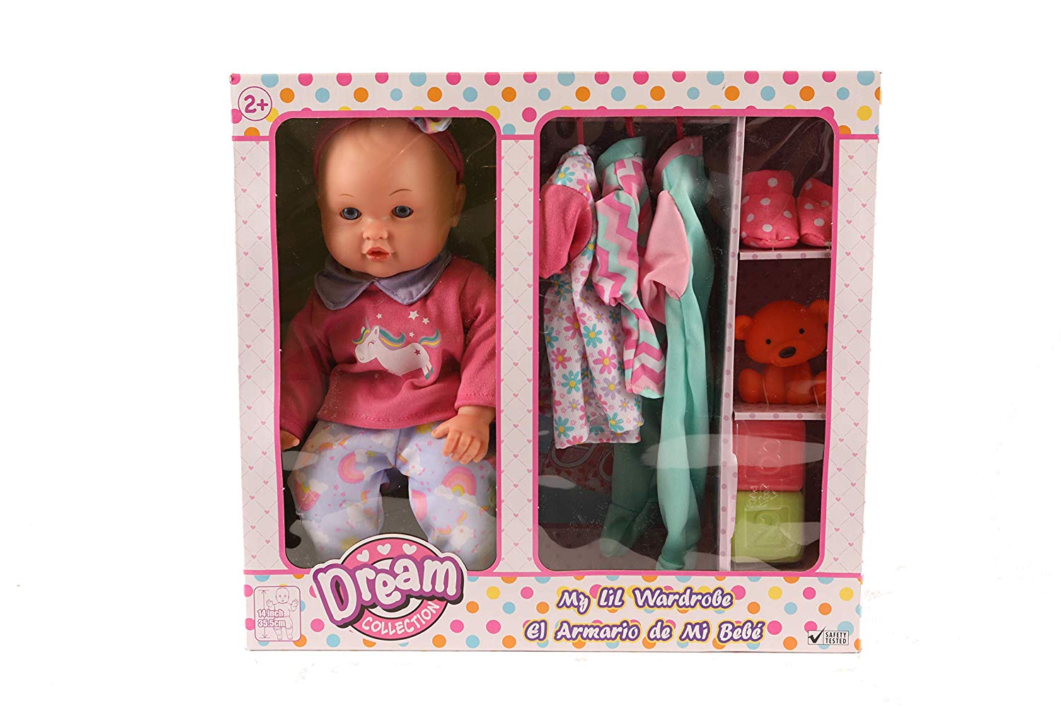 Mommy and Me 14 Soft Body Doll with Wardrobe and Accessories