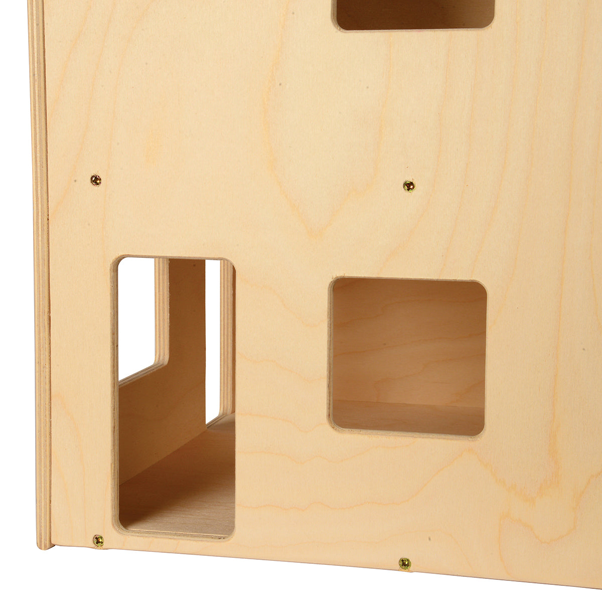 Sturdy Baltic Birch Wooden Dollhouse | Open-Ended Play for Ages 3+