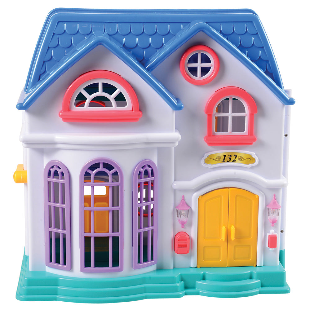 Happy Home Take-Along Doll House | 33 Piece Set